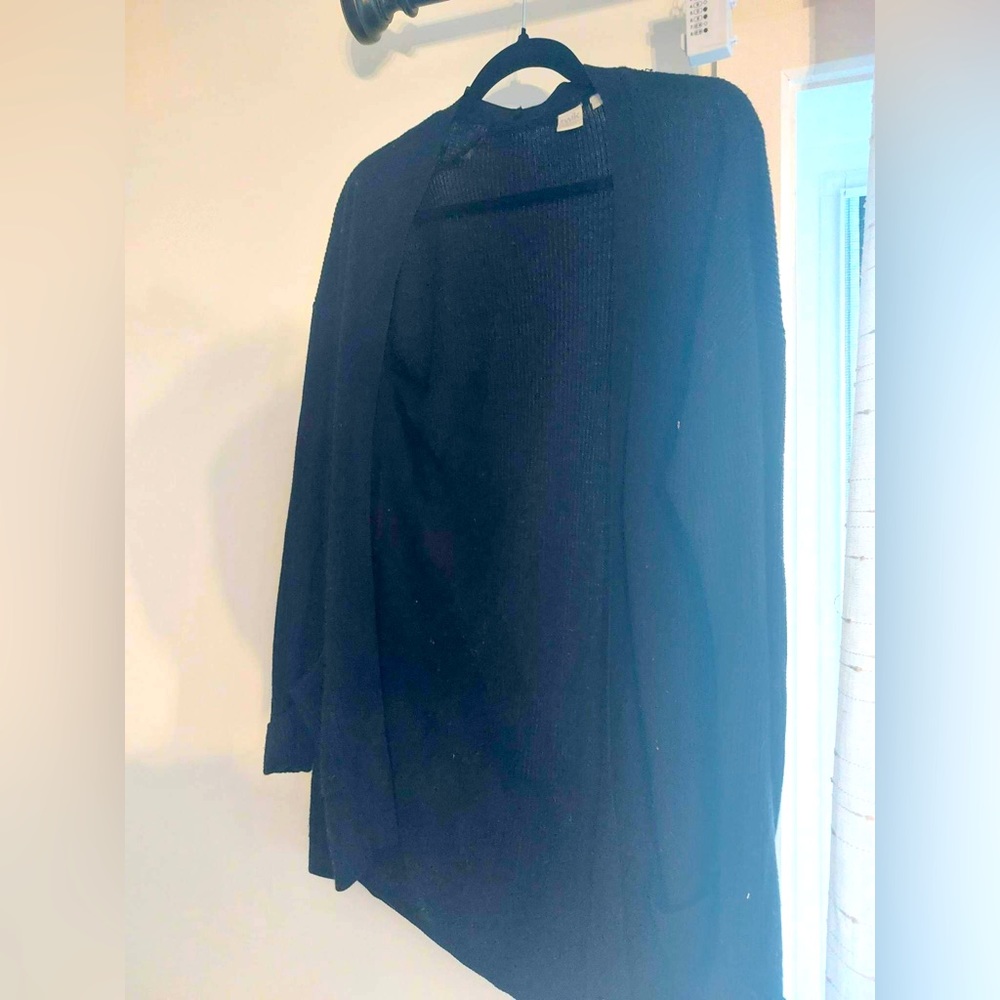 Black cardigan